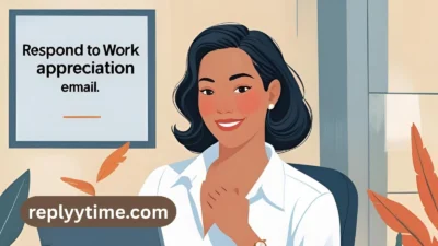 Respond to work appreciation email