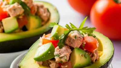 Creamy Avocado Tuna Salad at Home