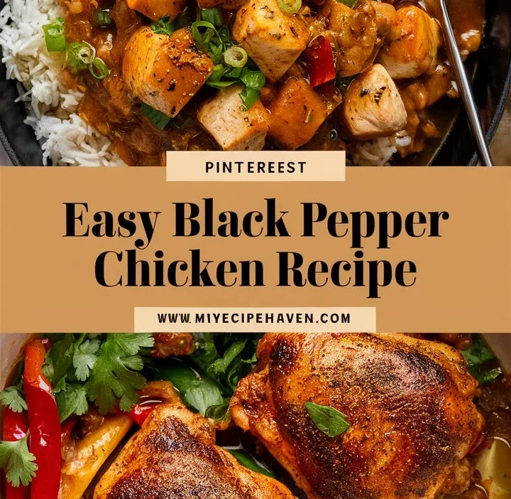 Easy Black Pepper Chicken Recipe