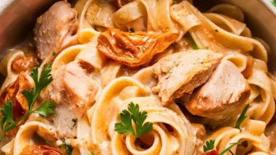 Creamy Tomato Chicken Pasta Recipe