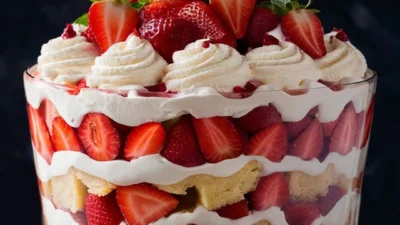 Easy Strawberry Shortcake Fluff Salad Recipe