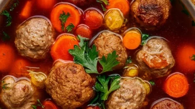 Meatball Soup Recipe