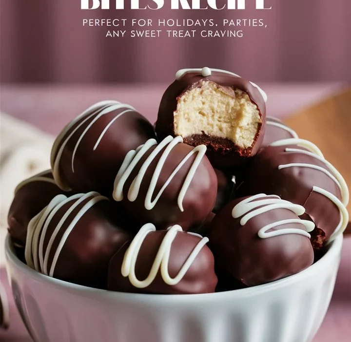 Easy No-Bake Cheesecake Bites Recipe