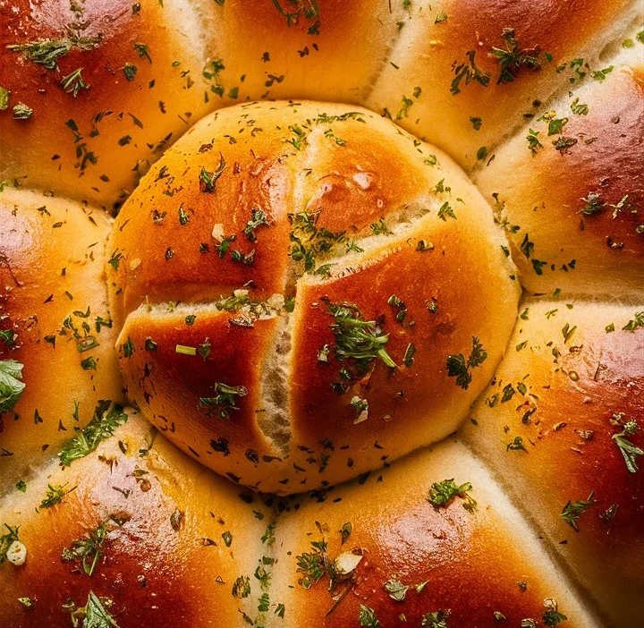 Homemade Garlic Butter Bread Rolls