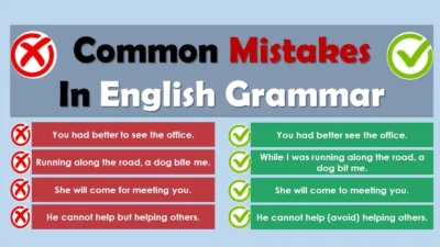 Common English Grammar Mistakes