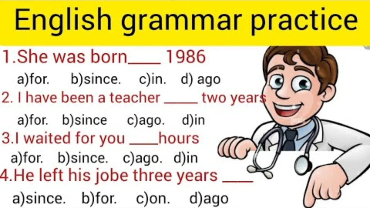 Grammar Practice with Answers