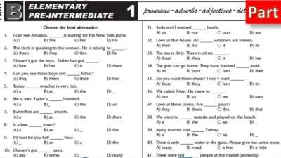 Intermediate Grammar Exercises