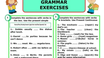 English Grammar Exercises Online