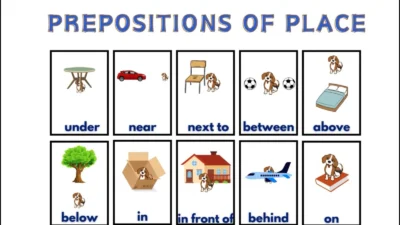 Prepositions in English