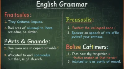 english grammar rules with examples