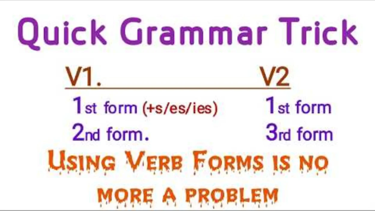 English Grammar Tricks