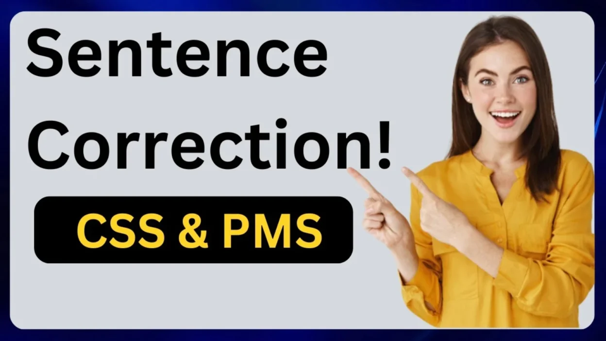 English Sentence Correction