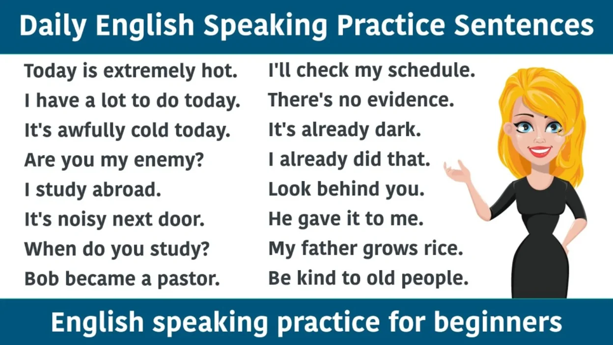 English Sentence Practice for Beginners