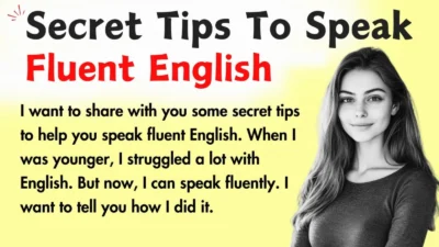 English Speaking Fluency Tips