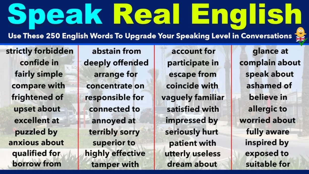 English Speaking Words
