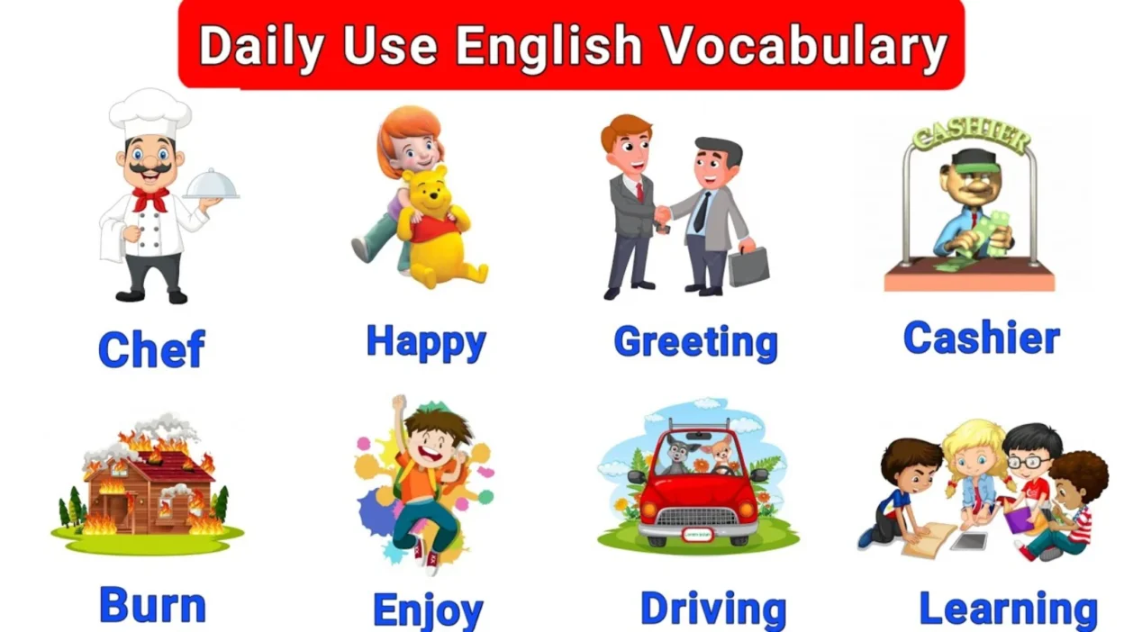English Daily Use Vocabulary